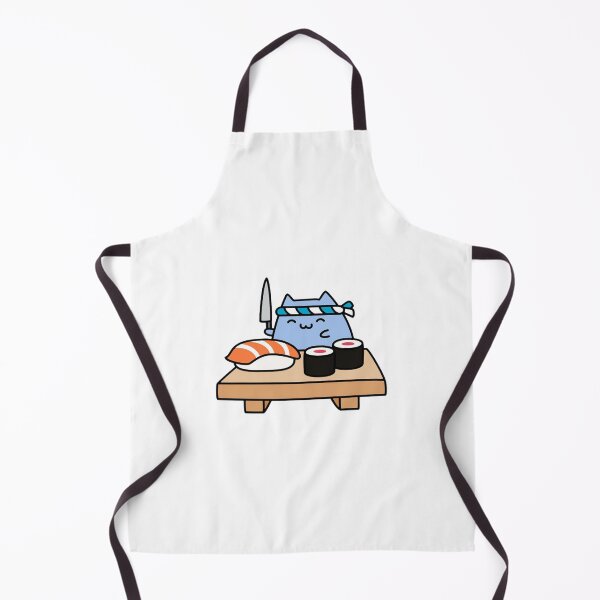 Item preview, Sushi Cat Cute Kawaii Japanese Seafood Nigiri Graphic designed and sold by RobotDanceBat.