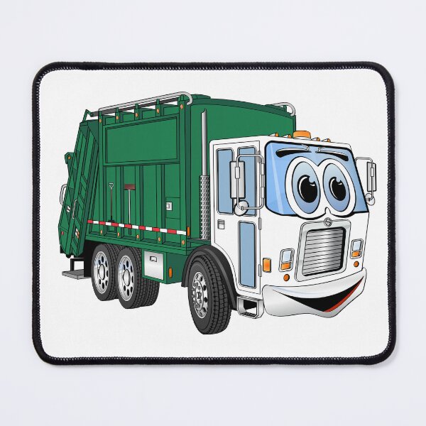 Item preview, Green Cartoon Garbage Truck designed and sold by Scott Hayes.