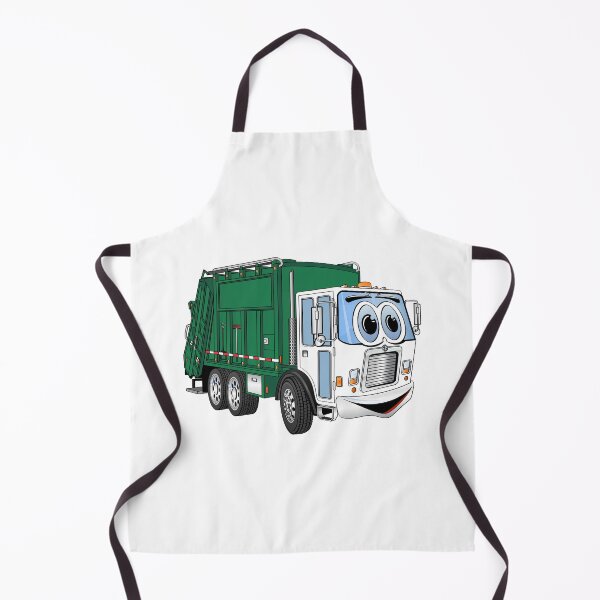 Item preview, Green Cartoon Garbage Truck designed and sold by Scott Hayes.