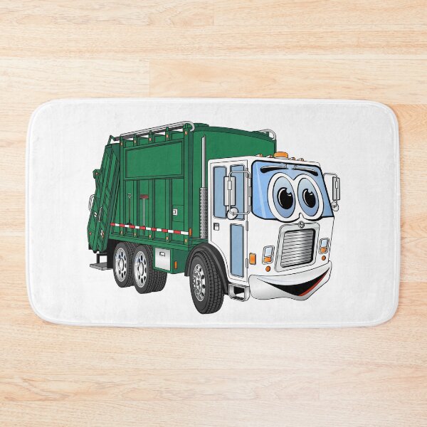 Item preview, Green Cartoon Garbage Truck designed and sold by Scott Hayes.