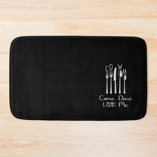 Item preview, CDWM Come Dine With Me (on Black) designed and sold by PawsitiveMum3.