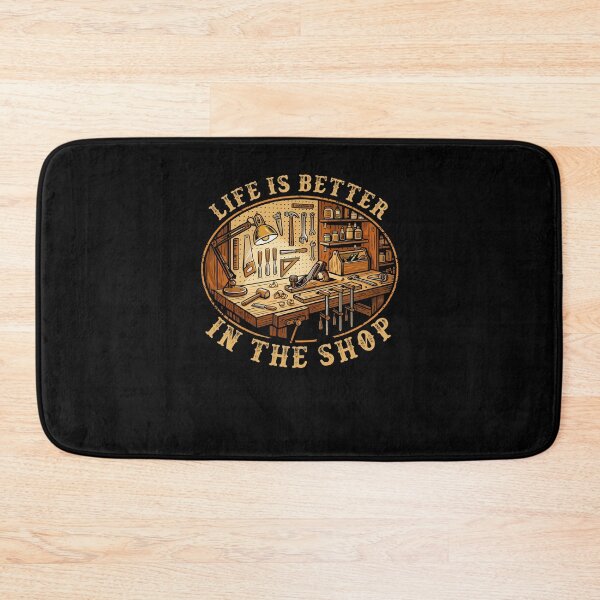 Item preview, Life Is Better In The Shop Woodworking Workshop designed and sold by suhairee-studio.