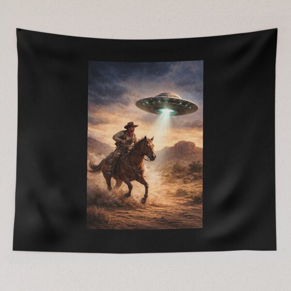 Item preview, UFO & Cowboy designed and sold by bernswell.