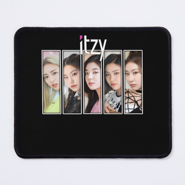 Item preview, ITZY Band Members Black Frame Portrait Poster designed and sold by Adi2009.