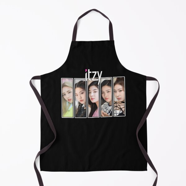 Item preview, ITZY Band Members Black Frame Portrait Poster designed and sold by Adi2009.