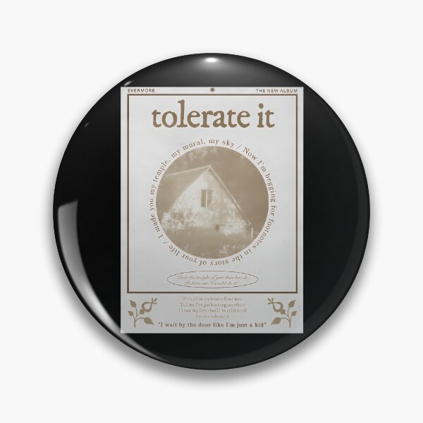 Item preview, Tolerate It Cozy House In Oval designed and sold by knightchaya.