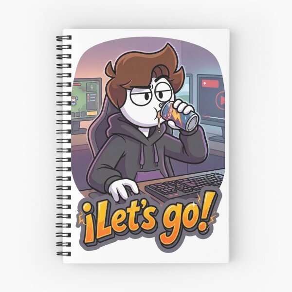 Item preview, Gamer Streamer Stickman - ¡Let's go! designed and sold by NatsumiCreative.