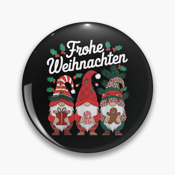 Item preview, Frohe Weihnachten German Christmas Gnomes Holiday Festive designed and sold by LucindaLong ⭐⭐⭐⭐⭐(992).