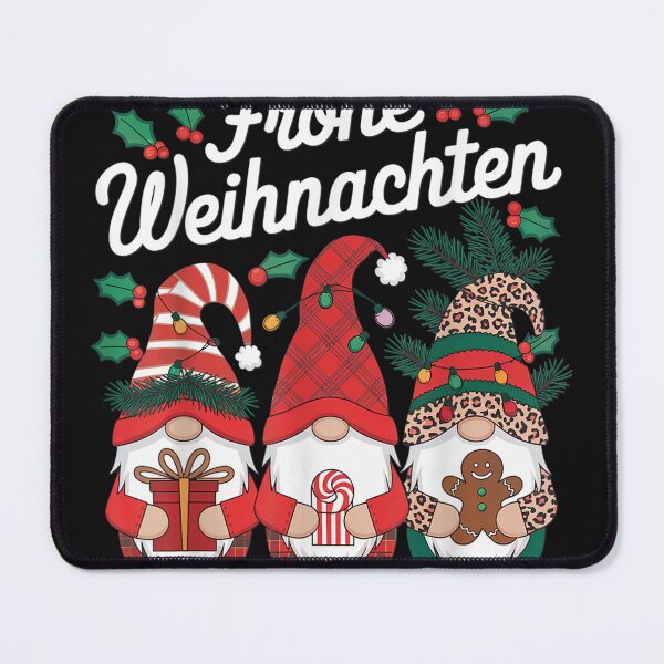 Item preview, Frohe Weihnachten German Christmas Gnomes Holiday Festive designed and sold by LucindaLong ⭐⭐⭐⭐⭐(992).