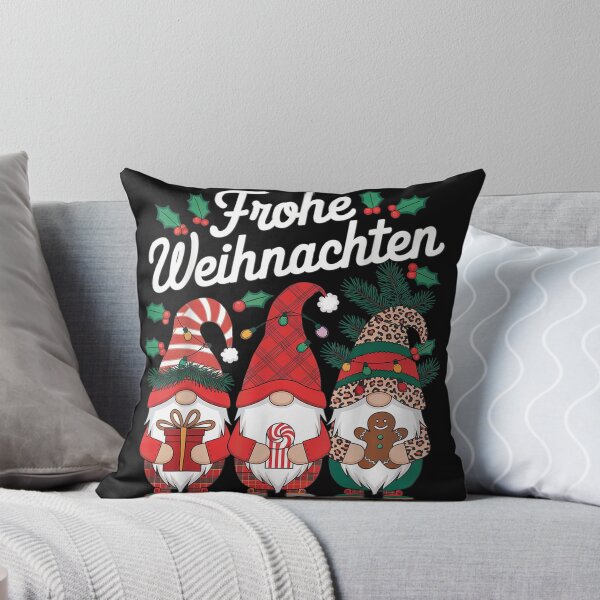 Item preview, Frohe Weihnachten German Christmas Gnomes Holiday Festive designed and sold by LucindaLong ⭐⭐⭐⭐⭐(992).
