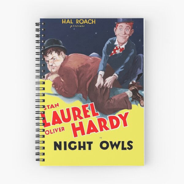 Item preview, Night Owls (1930) – Stan Laurel & Oliver Hardy Vintage Comedy Poster designed and sold by zadetkudet.