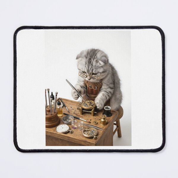 Item preview, Scottish Fold Watchmaker designed and sold by PictoVibe.