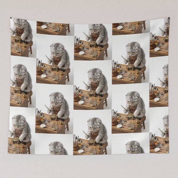 Item preview, Scottish Fold Watchmaker designed and sold by PictoVibe.