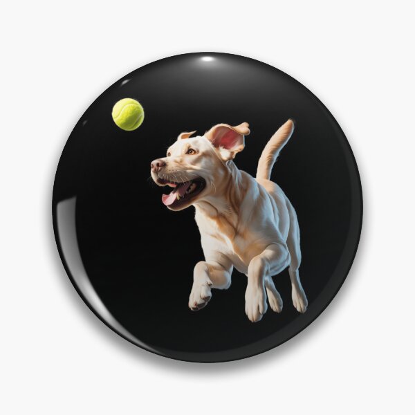 Item preview, Yellow Labrador Retriever chasing a ball Labrador Retriever designed and sold by Nahkolahmom.