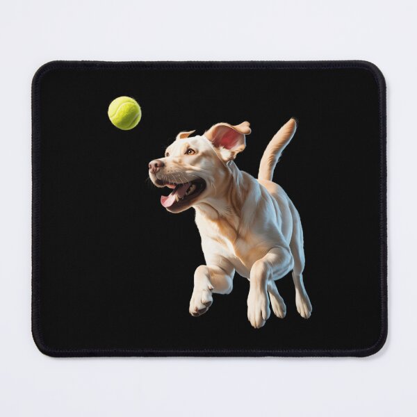 Item preview, Yellow Labrador Retriever chasing a ball Labrador Retriever designed and sold by Nahkolahmom.