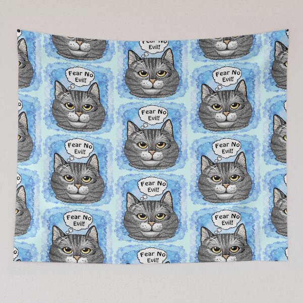 Item preview, No Fear Rats Cat designed and sold by artmuvz.