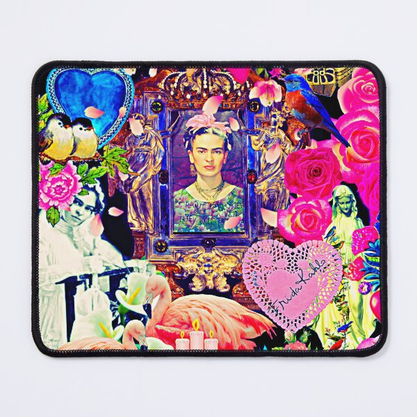 Item preview, Frida Kahlo Love One Another Collage designed and sold by FridaArtGallery.