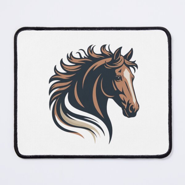 Item preview, Wild Stallion Horse Vector Portrait designed and sold by nova-bloom.