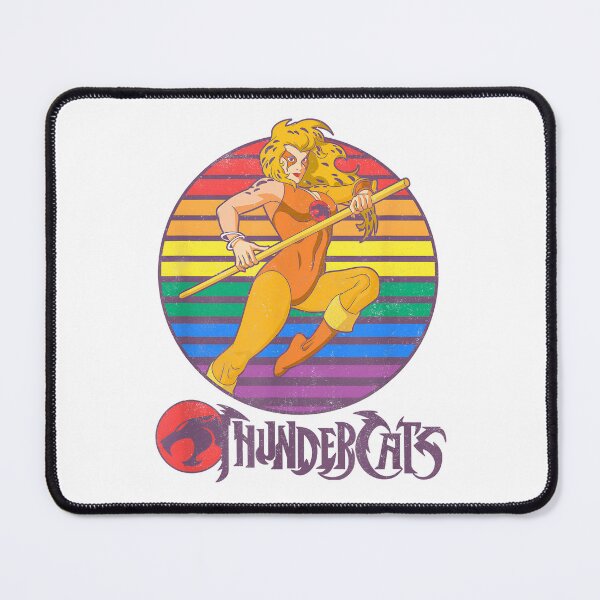 Item preview, Feline Heroes Cheetah Heroine Rainbow Sunset Poster designed and sold by huyongton.
