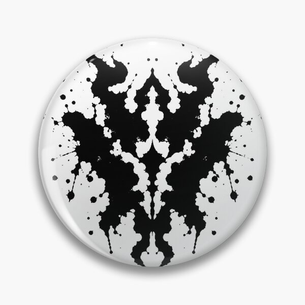 Item preview, Rorschach Inkblot – Symmetrical Black & White Abstract designed and sold by xndrlab.