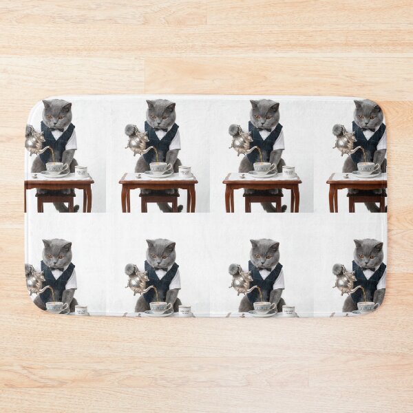 Item preview, British Shorthair Tea Sommelier designed and sold by PictoVibe.