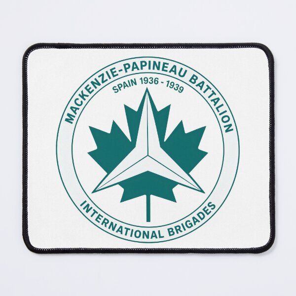 Item preview, Mackenzie Papineau Battalion International Brigades Antifascist Emblem Print designed and sold by PinUpPizzazz.
