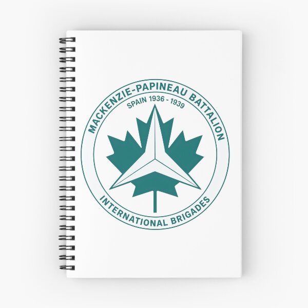 Item preview, Mackenzie Papineau Battalion International Brigades Antifascist Emblem Print designed and sold by PinUpPizzazz.