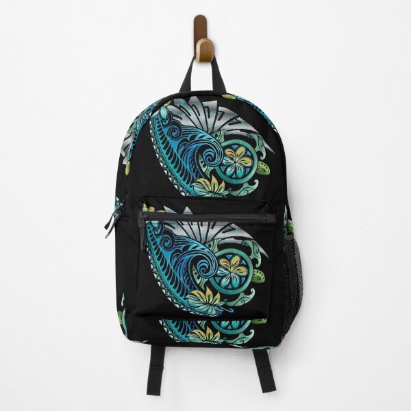 Item preview, Pacific Island Honu Sea Turtle Tattoo Design designed and sold by sunnthreads.