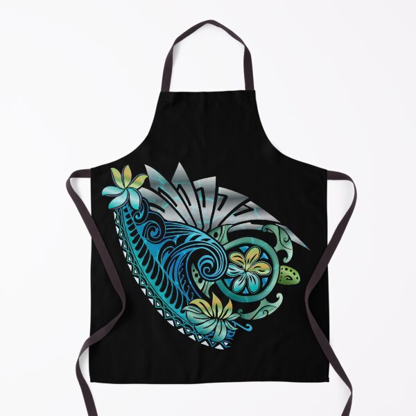 Item preview, Pacific Island Honu Sea Turtle Tattoo Design designed and sold by sunnthreads.