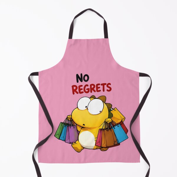 Item preview, No Regrets Shopping Dinosaur Sticker designed and sold by PreeCha Art & Co..