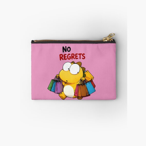 Item preview, No Regrets Shopping Dinosaur Sticker designed and sold by PreeCha Art & Co..