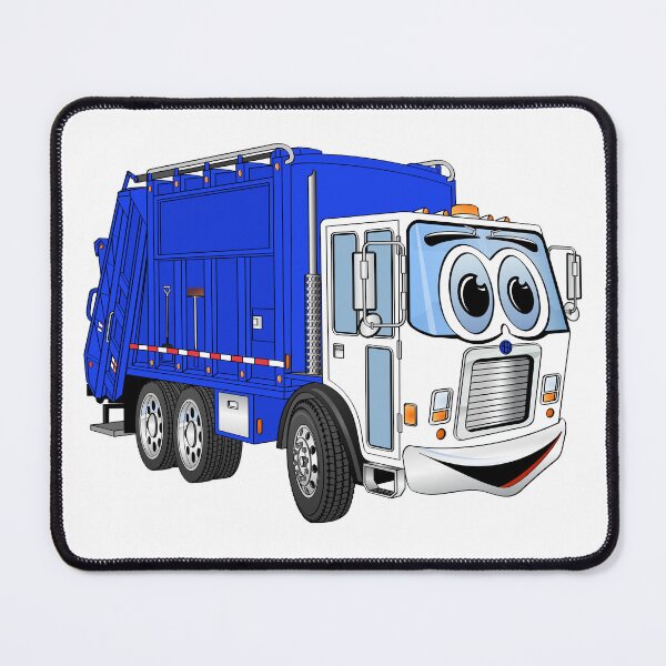 Item preview, Blue White Smiling Garbage Cartoon designed and sold by Scott Hayes.