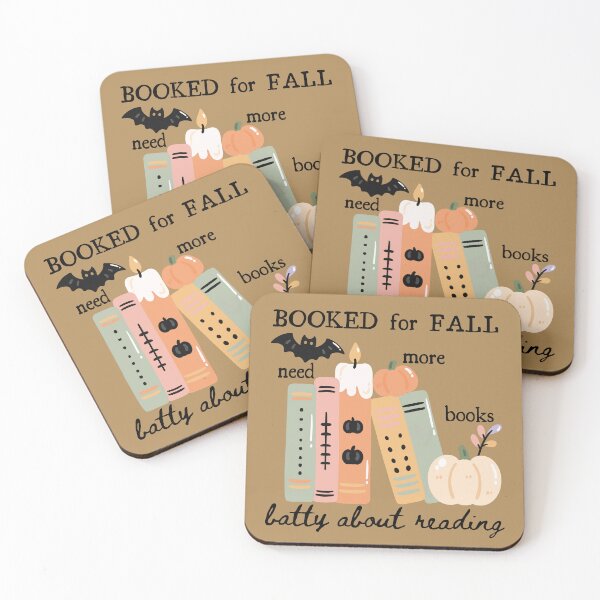 Item preview, Booked for Fall Batty About Reading Need More Books Love Cute Bat Reading Bookish designed and sold by Forevermore.