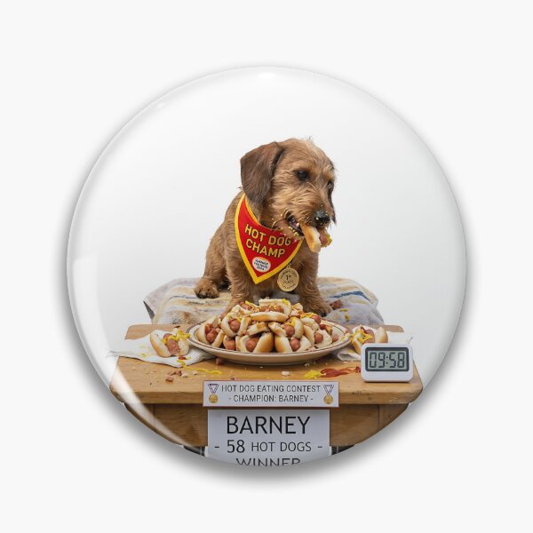 Item preview, Dachshund Hot Dog Champion designed and sold by PictoVibe.