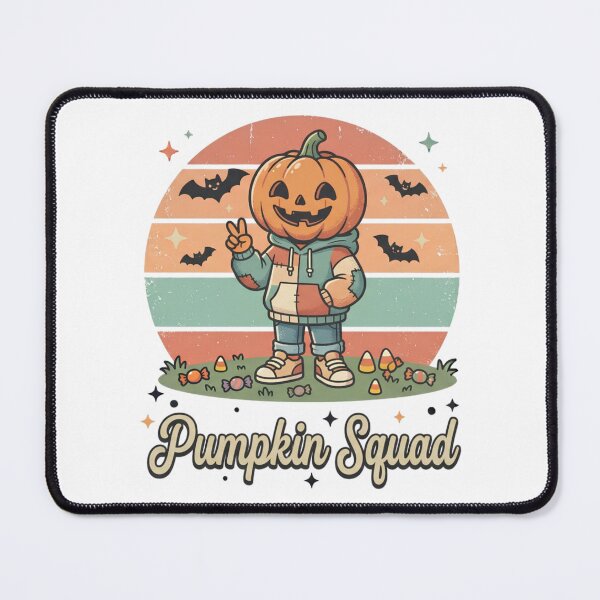 Item preview, Pumpkin Squad Cute Pumpkin Head Halloween Retro designed and sold by DIRTYSKETCHH.