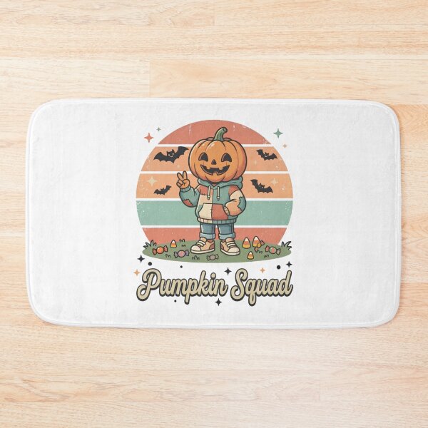 Item preview, Pumpkin Squad Cute Pumpkin Head Halloween Retro designed and sold by DIRTYSKETCHH.