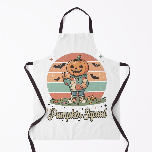 Item preview, Pumpkin Squad Cute Pumpkin Head Halloween Retro designed and sold by DIRTYSKETCHH.