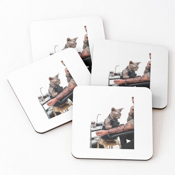 Item preview, Sphynx Cat Tattoo Artist designed and sold by PictoVibe.