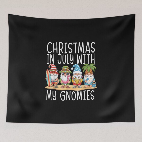 Item preview, Gnome Christmas in July with My Gnomies Summer Vacation 2026 designed and sold by LucindaLong ⭐⭐⭐⭐⭐(992).