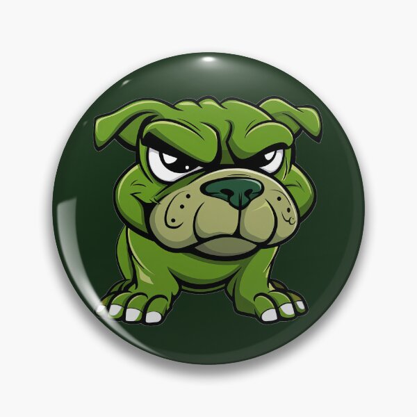 Item preview, Mean Green Bulldog designed and sold by FoldedRainbow.