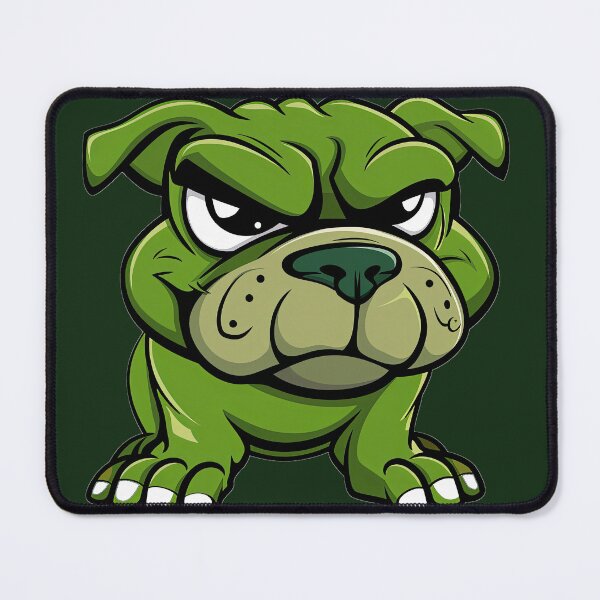 Item preview, Mean Green Bulldog designed and sold by FoldedRainbow.