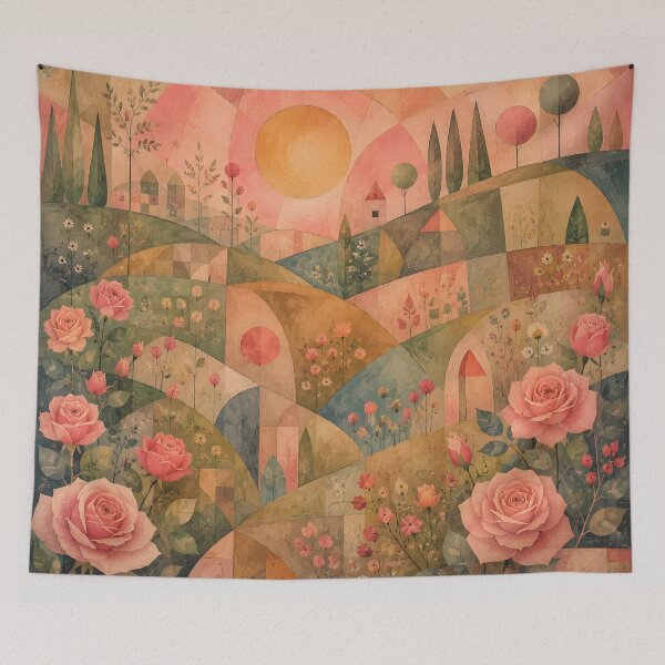 Item preview, Cottagecore Rose Garden – Romantic Floral Botanical Wall Art designed and sold by GutyzDesignsES.