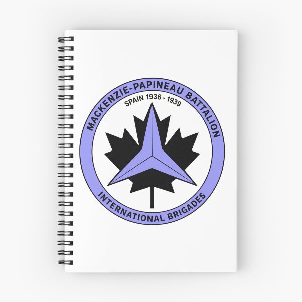 Item preview, Mackenzie Papineau Battalion International Brigades Antifascist Emblem Print designed and sold by PinUpPizzazz.