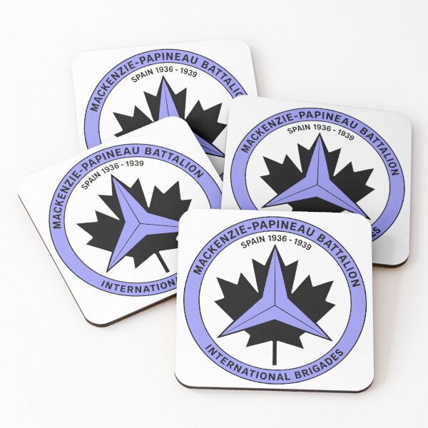 Item preview, Mackenzie Papineau Battalion International Brigades Antifascist Emblem Print designed and sold by PinUpPizzazz.