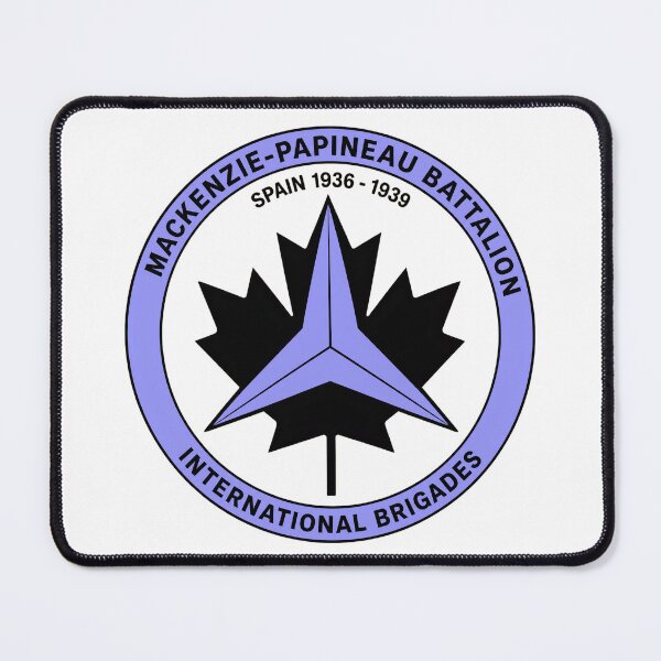 Item preview, Mackenzie Papineau Battalion International Brigades Antifascist Emblem Print designed and sold by PinUpPizzazz.