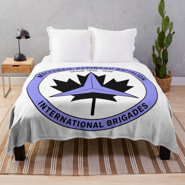 Item preview, Mackenzie Papineau Battalion International Brigades Antifascist Emblem Print designed and sold by PinUpPizzazz.