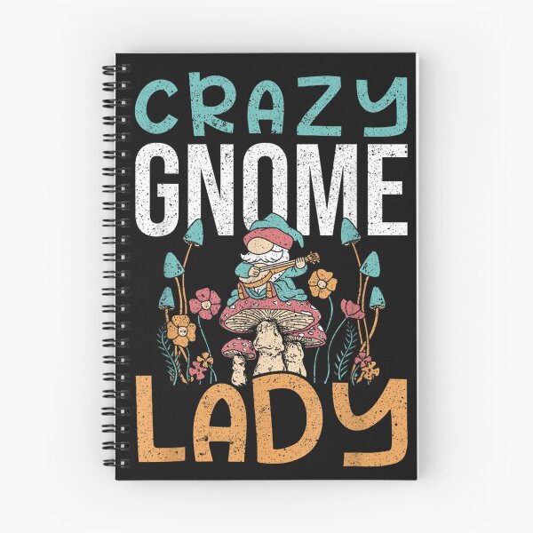Item preview, Crazy Gnome Lady Gnome Gardening designed and sold by LucindaLong ⭐⭐⭐⭐⭐(992).