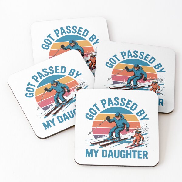 Item preview, Got Passed by My Daughter Funny Skiing Dad Skiers Lovers designed and sold by Kwaiianabshopp.