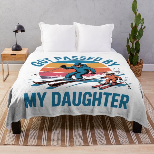 Item preview, Got Passed by My Daughter Funny Skiing Dad Skiers Lovers designed and sold by Kwaiianabshopp.