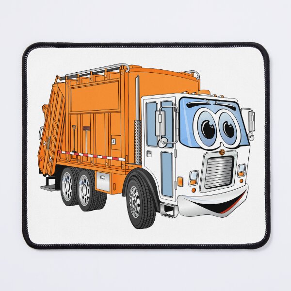 Item preview, Orange White Smiling Garbage Cartoon designed and sold by Scott Hayes.
